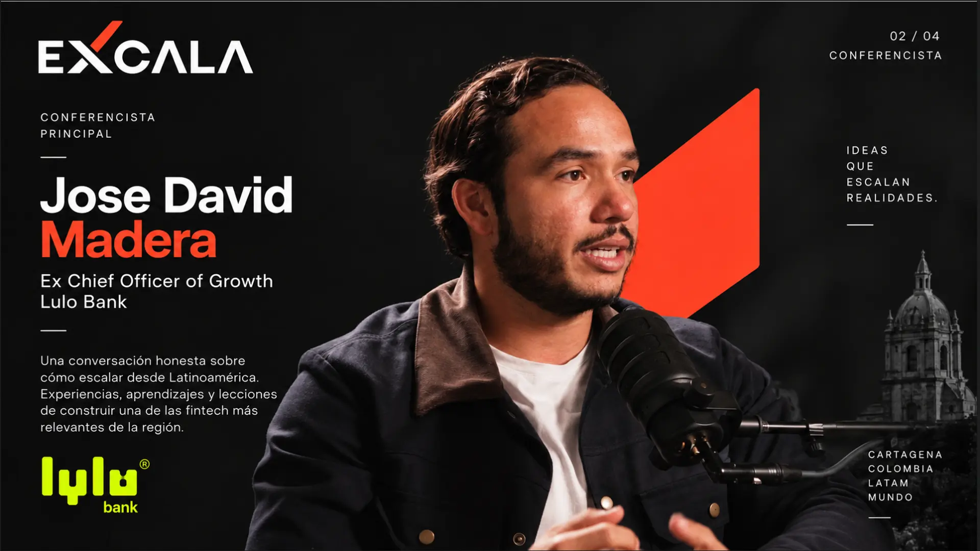 Jose David Madera, conferencista principal — Ex Chief Officer of Growth, Lulo Bank